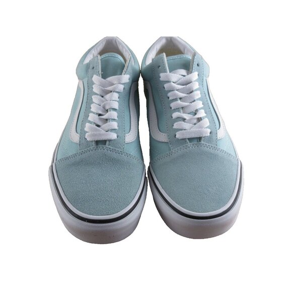 Vans Women's Old Skool Color Theory Canal Blue Canvas Suede shoes Size 9 NIB - Picture 3 of 7